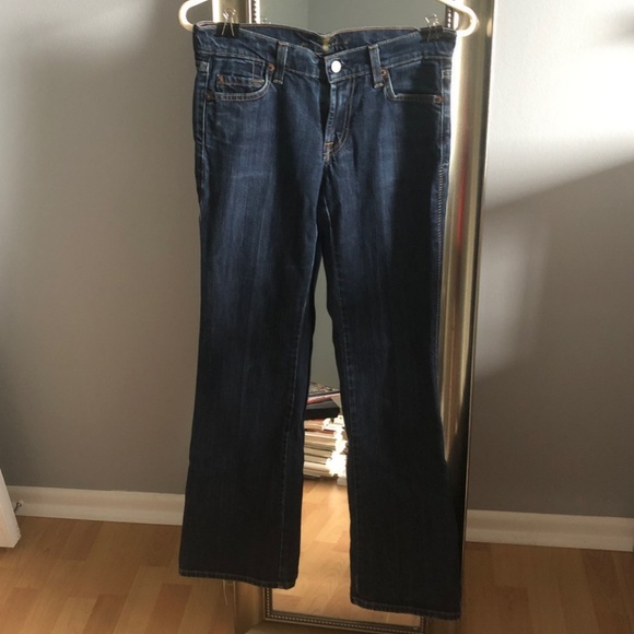 7 For All Mankind Bootcut Jeans with stitching det - Picture 6 of 6